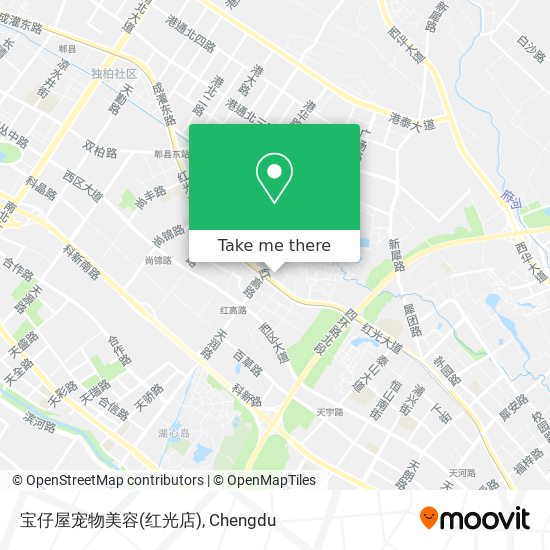 宝仔屋宠物美容(红光店) map