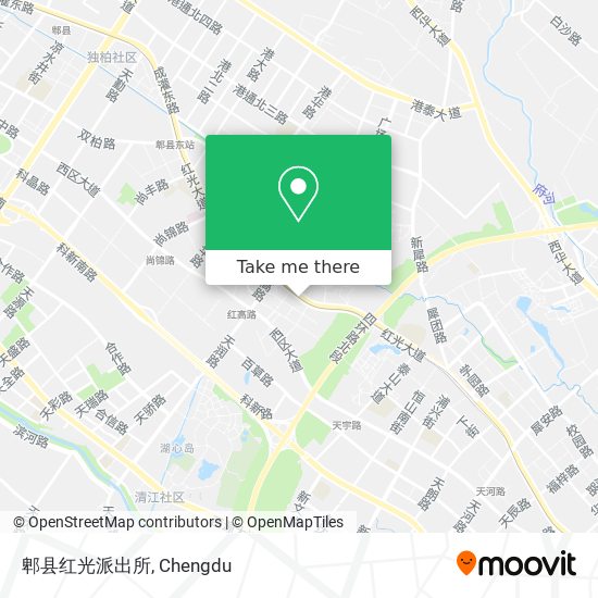 郫县红光派出所 map