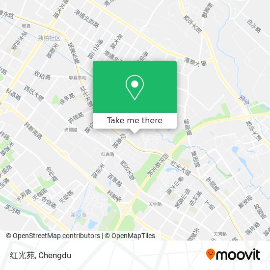 红光苑 map