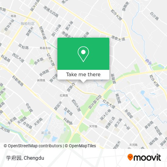 学府园 map
