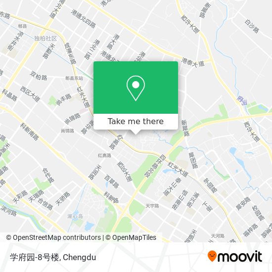 学府园-8号楼 map