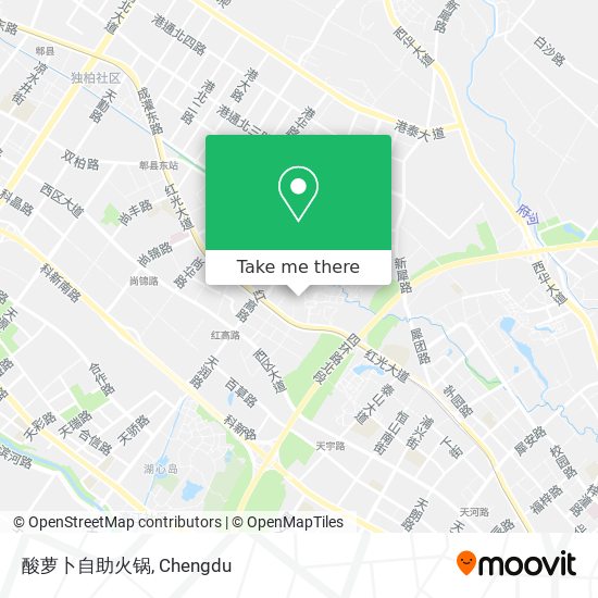 酸萝卜自助火锅 map