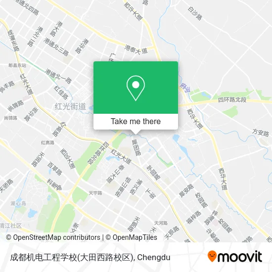 成都机电工程学校(大田西路校区) map