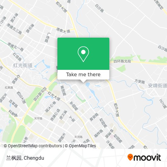 兰枫园 map