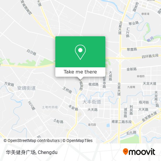 华美健身广场 map