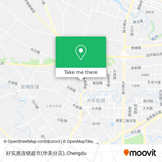 好实惠连锁超市(华美分店) map