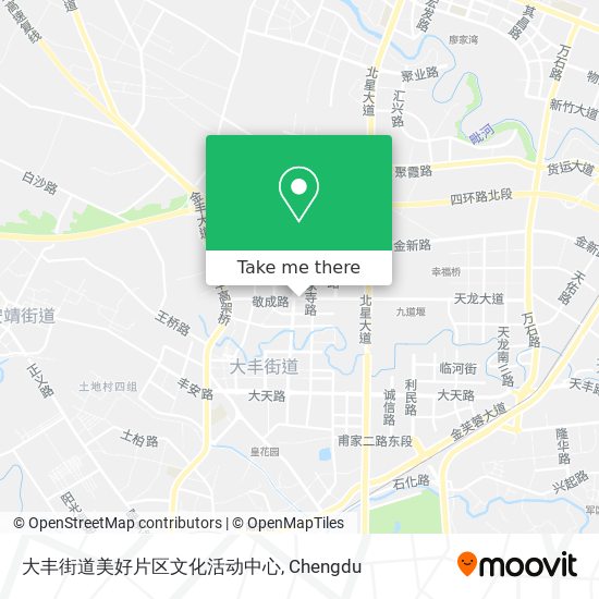 大丰街道美好片区文化活动中心 map