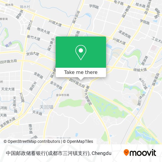 中国邮政储蓄银行(成都市三河镇支行) map