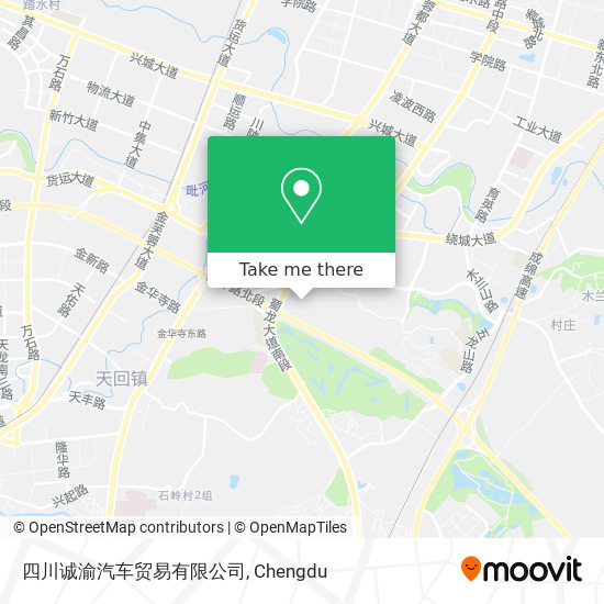 四川诚渝汽车贸易有限公司 map