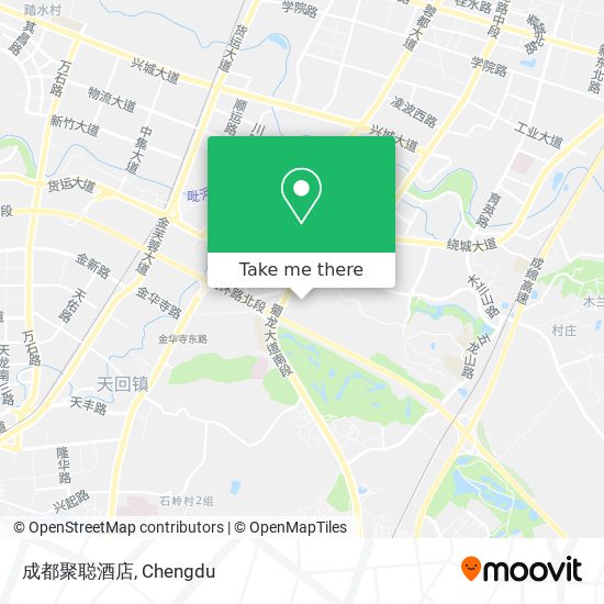 成都聚聪酒店 map