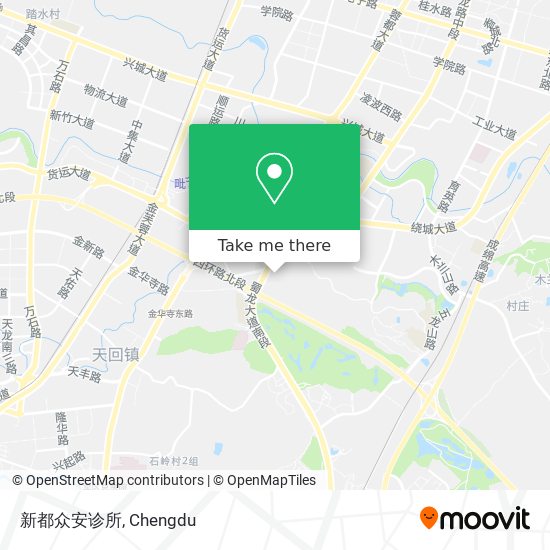 新都众安诊所 map