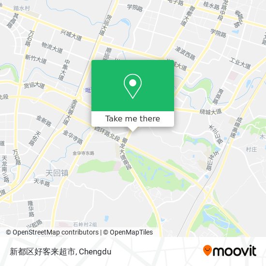 新都区好客来超市 map