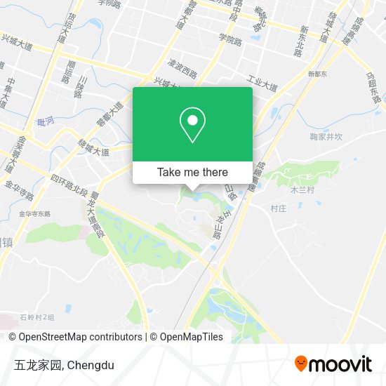 五龙家园 map