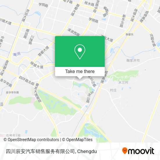 四川辰安汽车销售服务有限公司 map