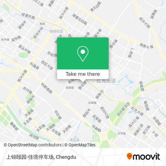 上锦颐园-佳境停车场 map
