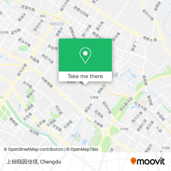 上锦颐园佳境 map