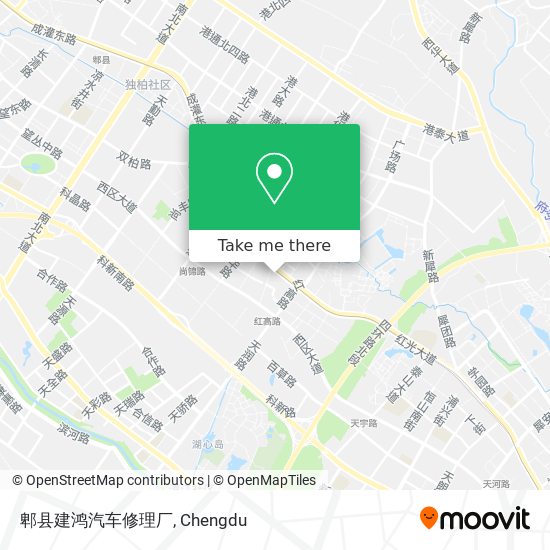 郫县建鸿汽车修理厂 map