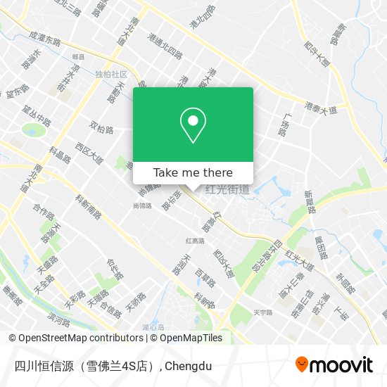 四川恒信源（雪佛兰4S店） map