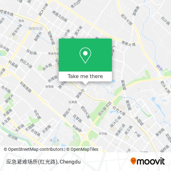 应急避难场所(红光路) map