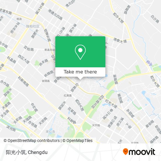 阳光小筑 map