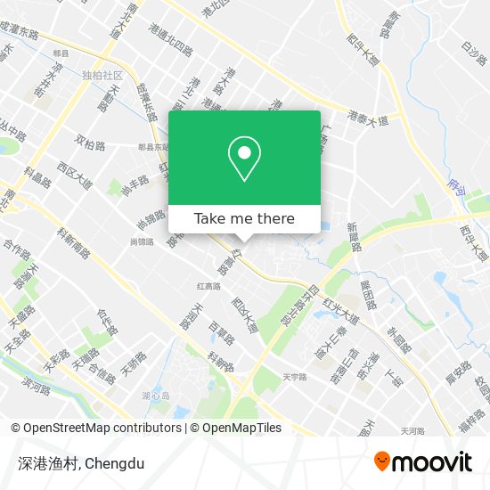 深港渔村 map