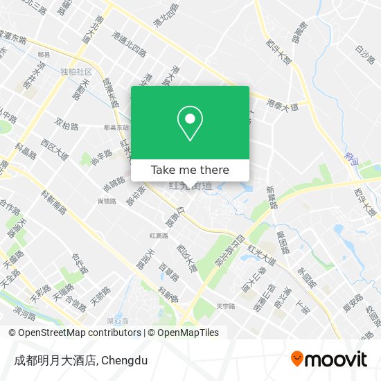 成都明月大酒店 map