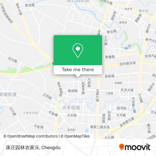 康庄园林农家乐 map