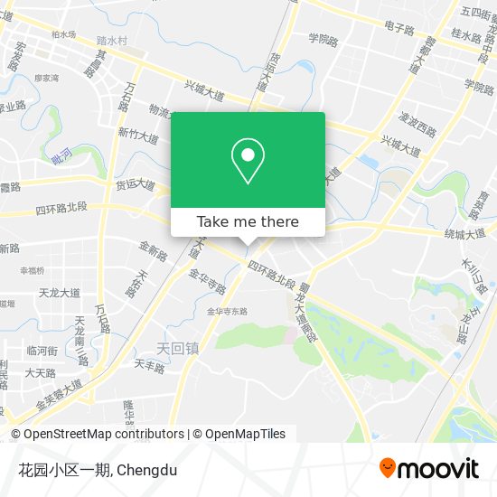 花园小区一期 map