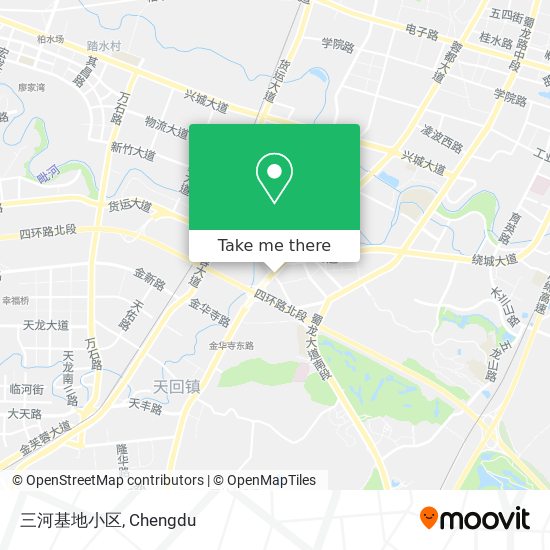 三河基地小区 map