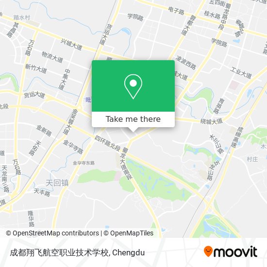 成都翔飞航空职业技术学校 map