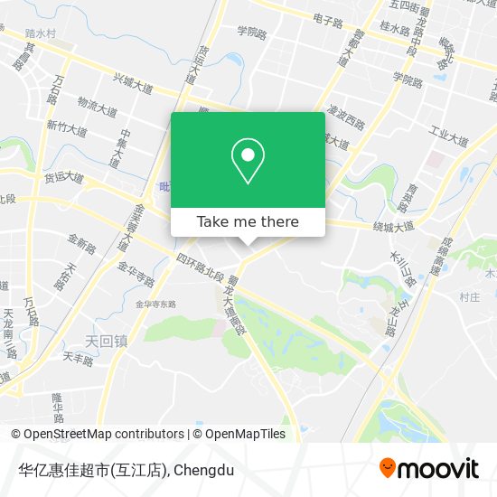 华亿惠佳超市(互江店) map