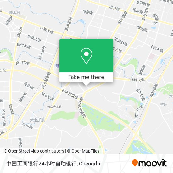 中国工商银行24小时自助银行 map