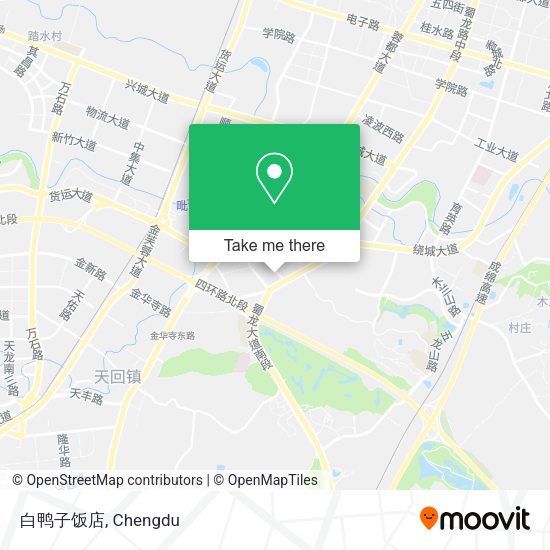 白鸭子饭店 map