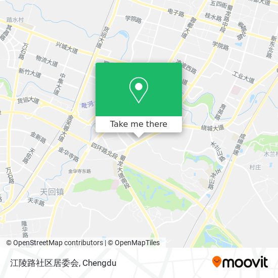 江陵路社区居委会 map