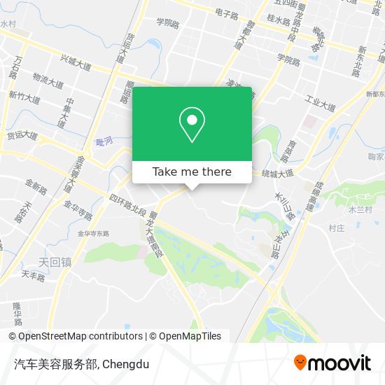 汽车美容服务部 map