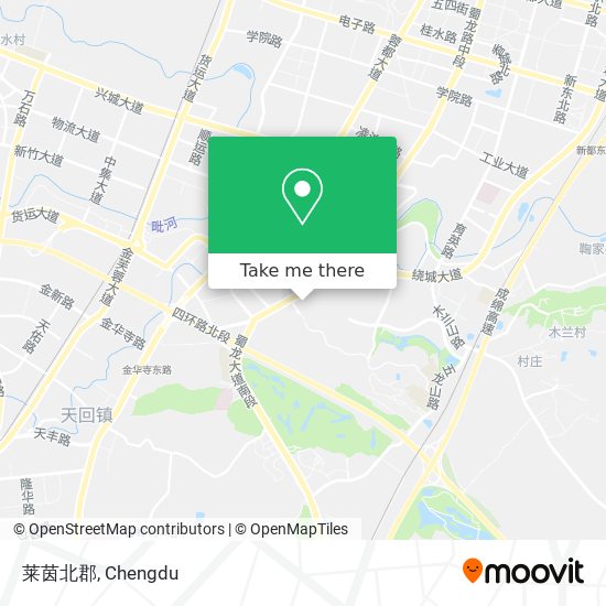 莱茵北郡 map