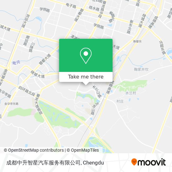 成都中升智星汽车服务有限公司 map