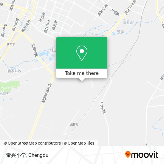 泰兴小学 map