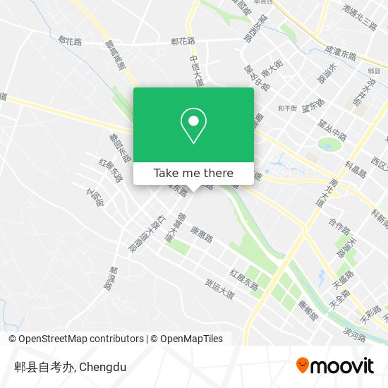 郫县自考办 map
