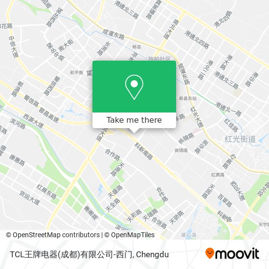 TCL王牌电器(成都)有限公司-西门 map