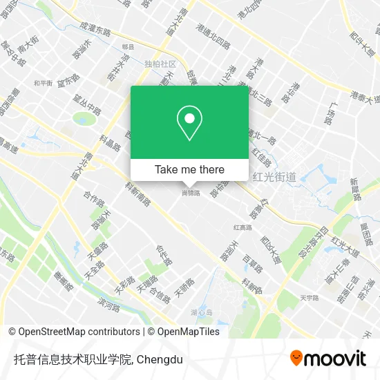 托普信息技术职业学院 map