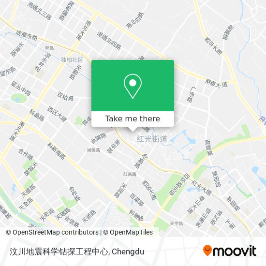 汶川地震科学钻探工程中心 map