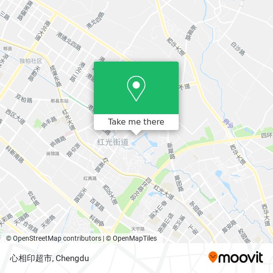 心相印超市 map