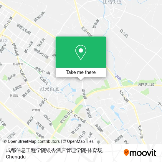 成都信息工程学院银杏酒店管理学院-体育场 map