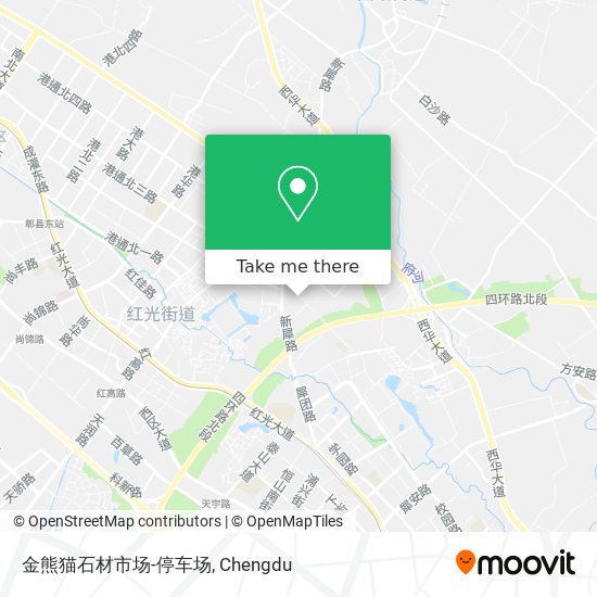 金熊猫石材市场-停车场 map
