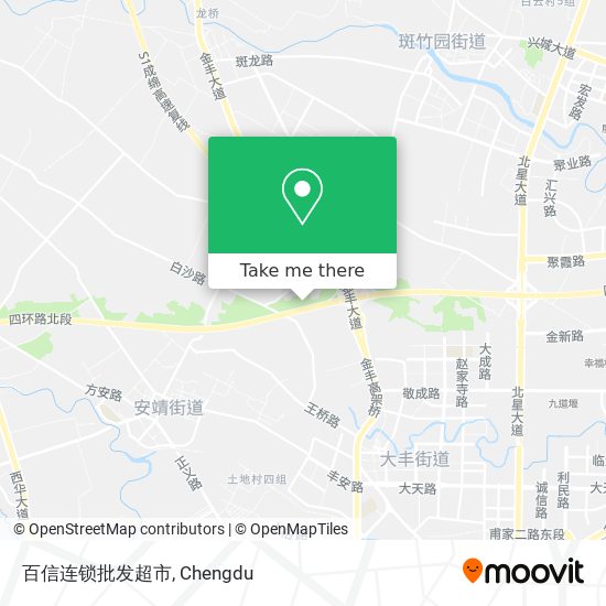 百信连锁批发超市 map