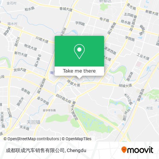 成都联成汽车销售有限公司 map