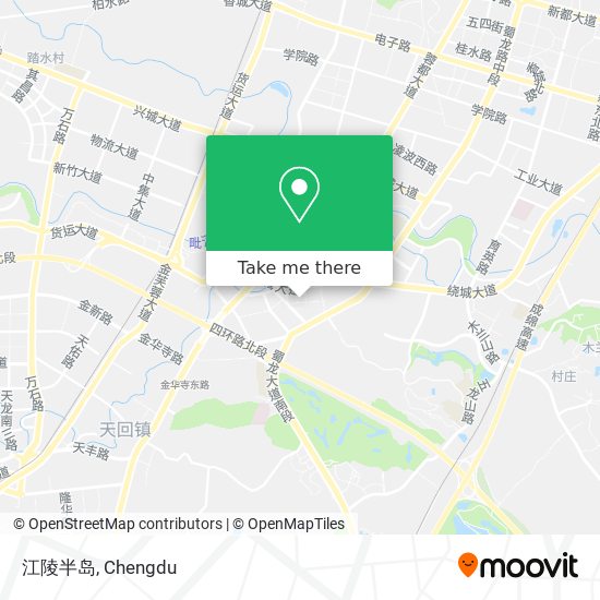 江陵半岛 map