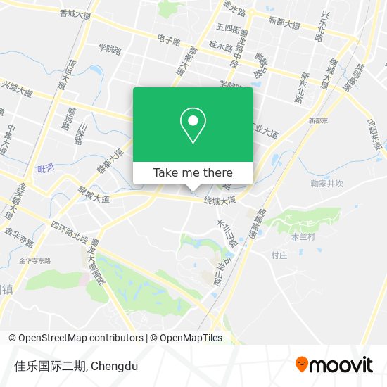 佳乐国际二期 map