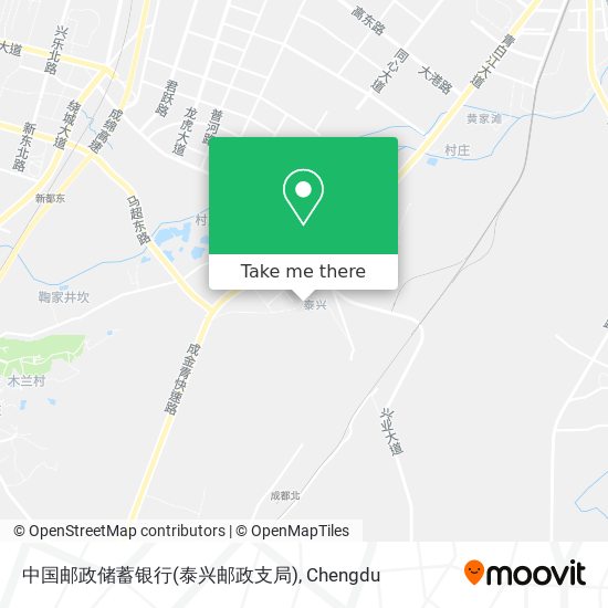 中国邮政储蓄银行(泰兴邮政支局) map